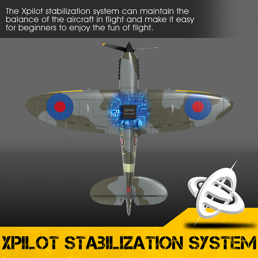 Eachine-Spitfire-V2-24-GHz-EPP-400mm-Spannweite-6-Achsen-Gyro-One-Key-U-Turn-Kunstflug-Mini-RC-Flugz-1913501-4